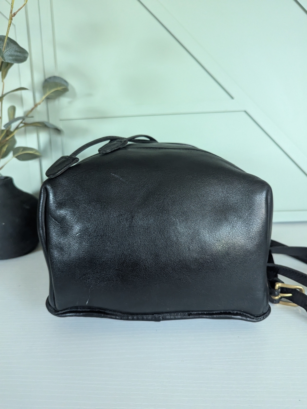 Vintage Coach Leather Mini Daypack Backpack - Picture 9 of 14
